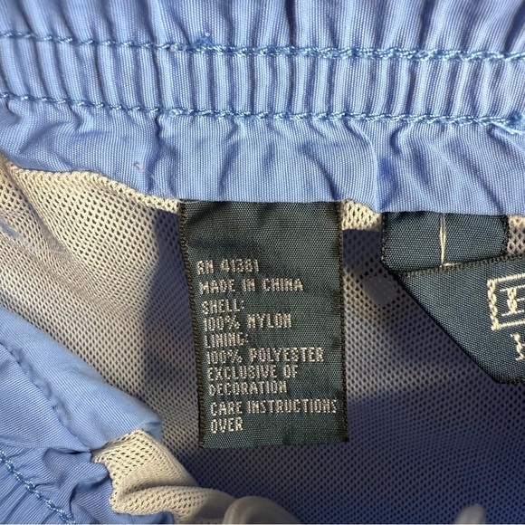 Polo Ralph Lauren Classic Swim Trunks Light Blue with Yellow Jockey Size Medium - Picture 6 of 7